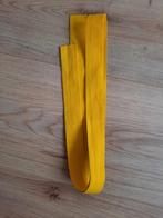 Keperband band geel 146,5 cm lang 3,5 cm breed, Hobby en Vrije tijd, Ophalen of Verzenden