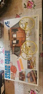 Bouwdoos van een Stage Coache 1848, postkoest, Hobby en Vrije tijd, Verzenden, Zo goed als nieuw