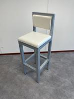 Hoge barkruk/stoel* metalen poten met kunstleren zitvlak, Ophalen, 60 tot 90 cm, Metaal, Gebruikt