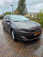 Peugeot 308 1.2 130PK SW AUT 2014 Grijs Pano/ Keyless/, Auto's, Zwart, 1199 cc, USB, 635 kg