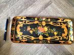 Decoratief dienblad Japans handwerk uit de midden 20e eeuw, Ophalen of Verzenden