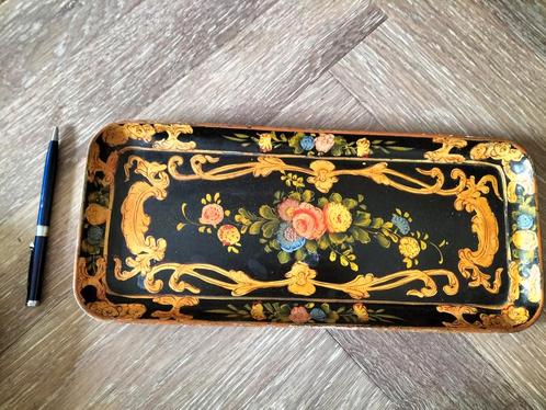 Decoratief dienblad Japans handwerk uit de midden 20e eeuw, Antiek en Kunst, Antiek | Overige Antiek, Ophalen of Verzenden