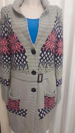 Gebreid vest vintage Designer met Noors motief, Maat 38/40 (M), Overige kleuren, Ophalen of Verzenden, Zo goed als nieuw
