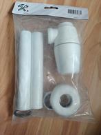 Saniclass Sifon - muurbuis - rozet - 1 1/4" - wit, Afvoer, Pvc, Nieuw, Ophalen of Verzenden