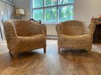 2 stoelen, fauteuils van zeegras, Ophalen, Gebruikt, 75 tot 100 cm, 50 tot 75 cm