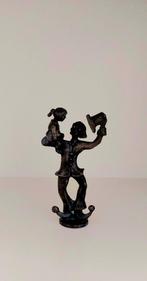 Verbronsd tinnen beeldje van Corry Ammerlaan, Ophalen of Verzenden, Zo goed als nieuw, Mens