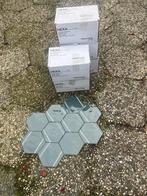 Groene Hexacon wandtegels, Doe-het-zelf en Verbouw, Ophalen, Minder dan 20 cm, Minder dan 5 m², Wandtegels