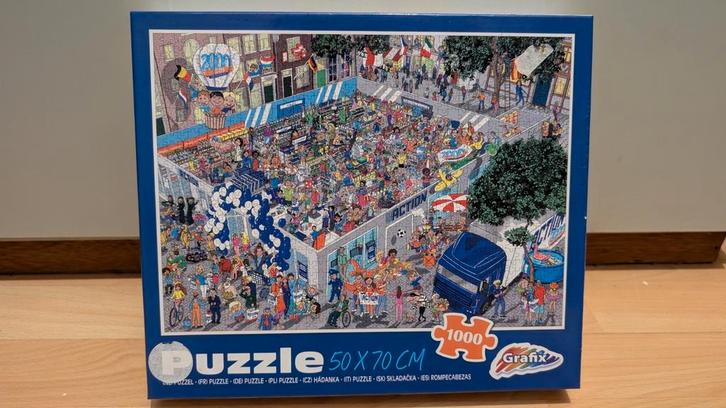 Action puzzel 1000 stukjes, Hobby en Vrije tijd, Denksport en Puzzels, Gebruikt, 500 t/m 1500 stukjes, Ophalen of Verzenden