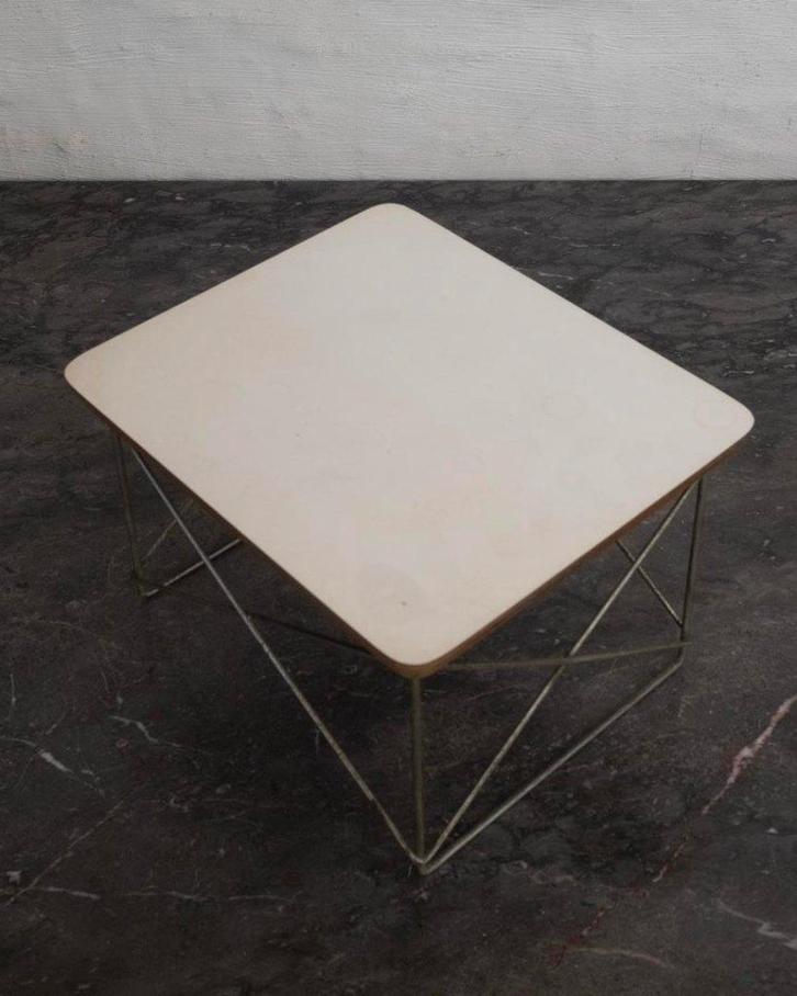 LTR origineel-ongerestaureerd Herman Miller Eames x Vitra, Huis en Inrichting, Tafels | Sidetables, 25 tot 50 cm, Rechthoekig