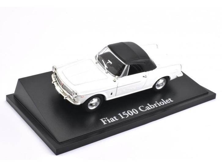 29944: Fiat 1500 Cabriolet - Atlas 1:43, Hobby en Vrije tijd, Modelauto's | 1:43, Zo goed als nieuw, Auto, Overige merken, Ophalen of Verzenden