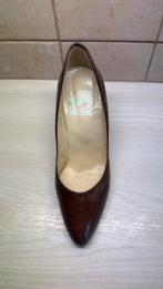 Bruine stiletto pumps 8cm maat 5, Ophalen of Verzenden, Bruin