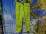 neon geel groene broek binnenbeenlengte 63 cm mt 38 Promiss, Kleding | Dames, Broeken en Pantalons, Maat 38/40 (M), Promiss, Zwart