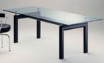 LC6 Le Corbusier Eettafel Glas, 150 tot 200 cm, 200 cm of meer, Ophalen of Verzenden, Vijf personen of meer