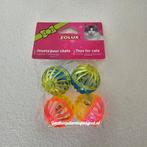 Kattenspeelgoed   "  Gaasballetjes set van 4  " €3.75, Ophalen of Verzenden, Nieuw, Speelbal