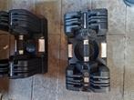 Bowflex SelectTech Dumbbells + Parallettes+halterbank, Ophalen, Gebruikt, Overige typen, Metaal