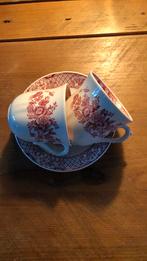 Mason’s Pink Stratford 2 koffie kop en schotel, Antiek en Kunst, Ophalen of Verzenden