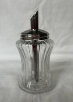 Vintage glazen suikerstrooier, Huis en Inrichting, Keuken | Servies, Glas of Glazen, Ophalen of Verzenden, Overige stijlen, Glas