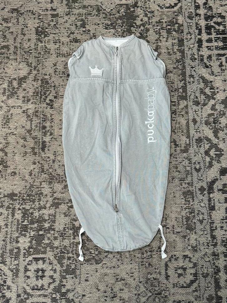 *** Puckababy mini grijs gestreept ***, Kinderen en Baby's, Dekens, Slaapzakjes en Inbakerproducten, Zo goed als nieuw, Slaapzak