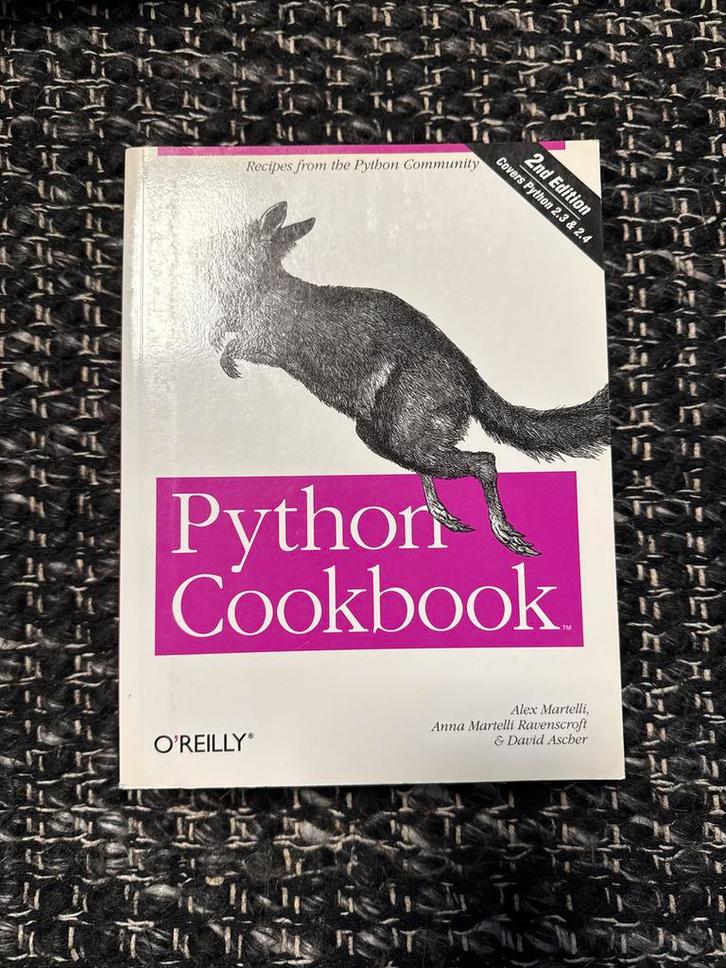 Python Cookbook - Recepten voor de Python Community, Boeken, Informatica en Computer, Gelezen, Programmeertaal of Theorie, Ophalen of Verzenden