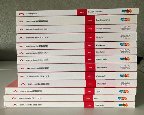 Examenbundels vwo NT NG 2024/2025 2022/2023 2020/2021 2019, Boeken, Schoolboeken, Zo goed als nieuw, VWO, Ophalen of Verzenden