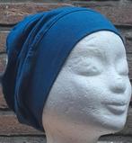 Chemo/haarverlies tricot muts. Blauw., Ophalen of Verzenden, Nieuw, Maat 38/40 (M), Muts