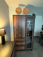 Kast met glazen deur, Ophalen, Gebruikt, 50 tot 100 cm, 150 tot 200 cm