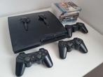 Playstation 3 met games, Spelcomputers en Games, Spelcomputers | Sony PlayStation 3, Met 2 controllers, Zo goed als nieuw, Ophalen