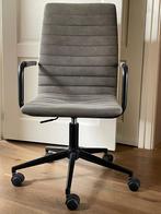 Jysk bureaustoel, suede look grijs/taupe, Huis en Inrichting, Bureaustoelen, Ophalen of Verzenden, Gebruikt, Grijs, Bureaustoel