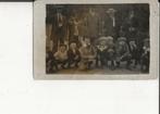 Westland Mannen met hoeden en jongens met petten Fotokaart, Ophalen of Verzenden, Voor 1920, Ongelopen, Zuid-Holland