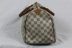 Louis Vuitton Speedy 30 Azure White, Ophalen of Verzenden, Gebruikt, Wit, Handtas