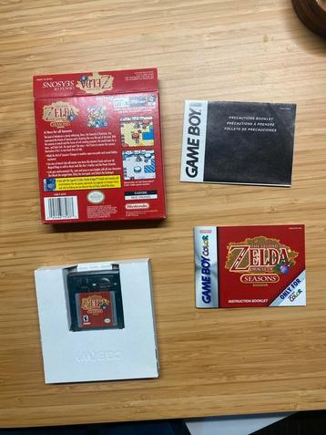 Zelda Oracle of Seasons - Game Boy Color Compleet beschikbaar voor biedingen