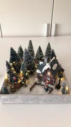 Kersttafereeltje met verlichting, Ophalen, Zo goed als nieuw