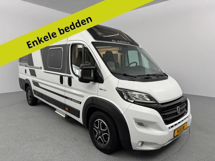 Adria Twin Supreme 640 SGX AUT 160PK Hefbed INCL. STALLING, Caravans en Kamperen, Campers, Bedrijf, tot en met 2, Adria, Diesel