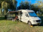 Mercedes Rapido camper, diesel 2001, 159.000km, Standaard zit, 6 tot 7 meter, Half-integraal, Mercedes