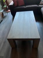 Olijfgroene salontafel - L140 x B79 x H40 - I.z.g.st., Ophalen, 100 tot 150 cm, 50 tot 100 cm, Zo goed als nieuw