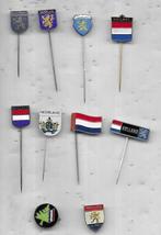 10 X NEDERLAND VERSCHILLENDE SPELDEN GAAN OOK PER STUK, Verzenden, Gebruikt, Stad of Land, Speldje of Pin