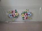 Vintage cakeschaal: bloemen, Ophalen