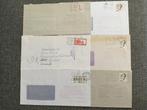 6 brieven Duitsland met bemerking foutieve of geen postcode, Ophalen of Verzenden, Brief