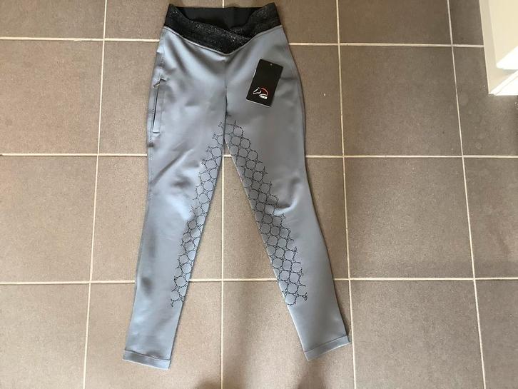 Grijze paardrijlegging van HKM maat 158/164, Dieren en Toebehoren, Paardrijkleding, Gebruikt, Kinderen, Bovenkleding, Overige soorten