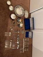 Vintage Zilver & Verguld Bestek/Servies Set, Antiek en Kunst, Antiek | Bestek, Ophalen of Verzenden