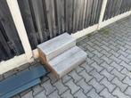 Houten trap met 2 treden, Doe-het-zelf en Verbouw, Ladders en Trappen, Ophalen, Gebruikt, Trap, Minder dan 2 meter