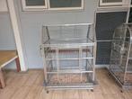 Ruime rvs kooi nog 2 aanwezig, Ophalen, Nieuw, Metaal, Vogelkooi