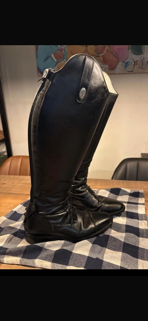 De niro tricolore rijlaarzen, Dieren en Toebehoren, Paardrijkleding, Zo goed als nieuw, Schoeisel, Dressuur, Ophalen of Verzenden