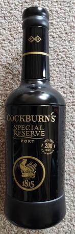 Bewaarblik / Metalen jubileum fles van Cockburn's port, Ophalen of Verzenden, Nieuw, Overige