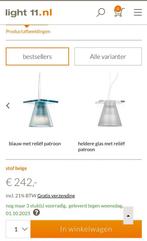 Kartell Light Air Hanglamp Transparant, Ophalen of Verzenden, Zo goed als nieuw, Minder dan 50 cm