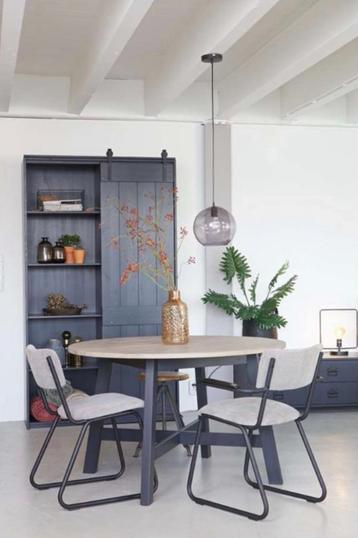 WOOOD schuifdeurkast zwart Derby