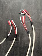 Luidsprekerkabels Bi-Wire 2 x 240 cm., Audio, Tv en Foto, Audiokabels en Televisiekabels, Ophalen of Verzenden, Zo goed als nieuw
