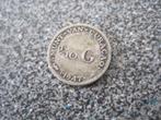 Oud Zilveren Dubbeltje Koningin Wilhelmina 1947 van Curacao, Zilver, Ophalen of Verzenden, 10 cent, Koningin Wilhelmina