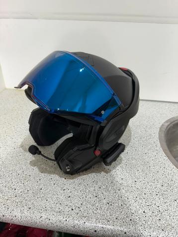 Scorpion Exo Tech helm te koop als nieuw met geluidssyteem beschikbaar voor biedingen