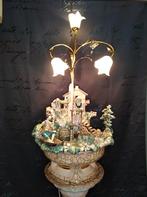 ZELDZAAM! Vloerverlichting met waterornament CAPODIMONTE!!, Nieuw, Overige materialen, 150 tot 200 cm, Ophalen